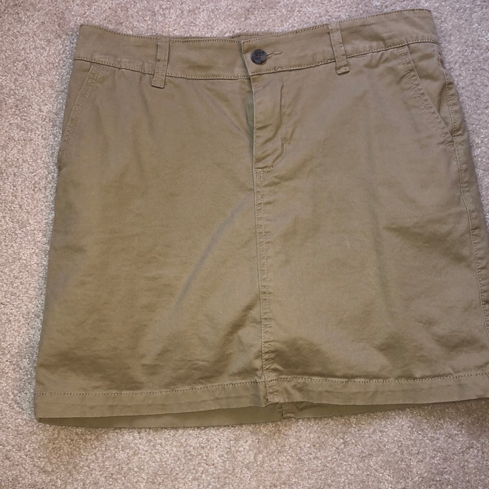 Khaki skort